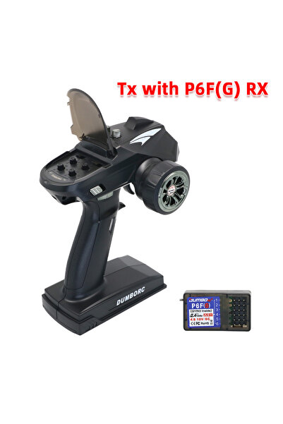 Choice جهاز إرسال مع جهاز استقبال P6FG من DumboRC X6 RC، 2.4 جيجا هرتز، 6 قنو...