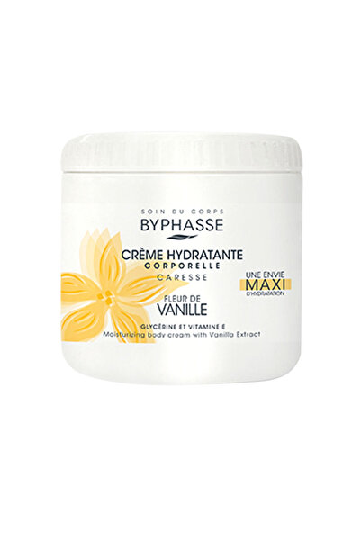 BYPHASSE Feuchtigkeitsspendende Körpercreme #vanille 500 ml