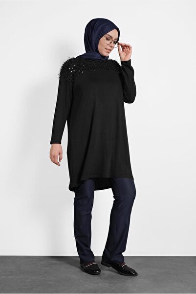 Alvina PUL PAYETLİ BÜYÜK BEDEN TUNİK 20023