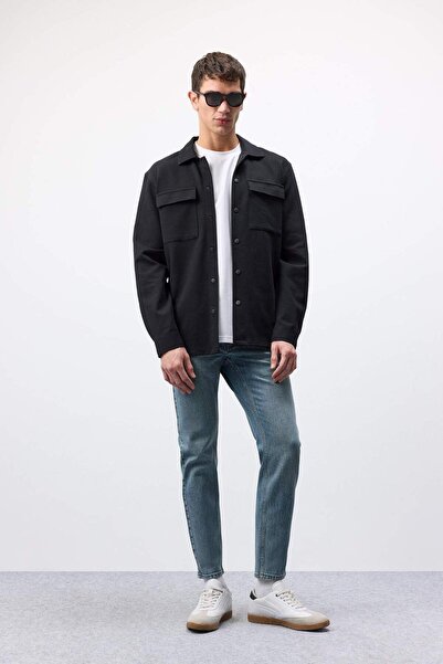 DeFacto Slim Tapered Fit Dar Kalıp Normal Bel Daralan Paça Jean Pantolon E7108AX25SP