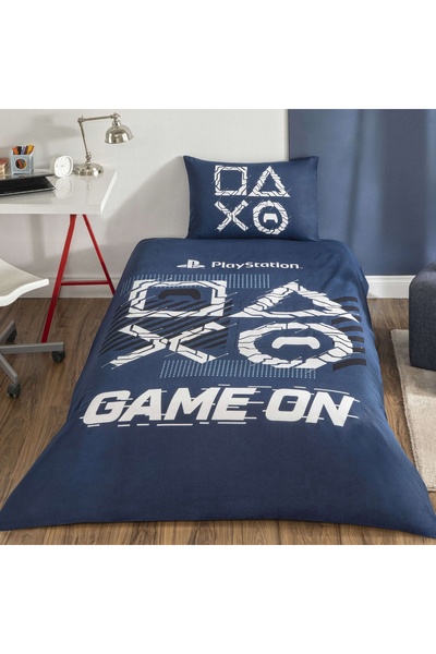 Taç Licensed Playstation Game on Single-Person Cotton Bedding Set 100