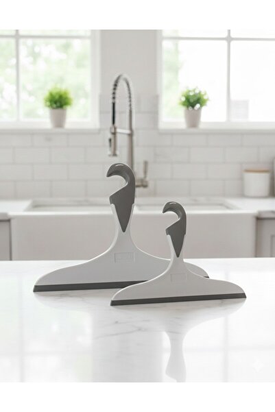 Saban طقم من قطعتين - أبيض، سطح طاولة تشيكليك وغطاء زجاجي