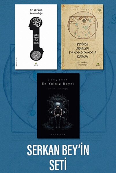 ELMA Yayınevi Serkan Karaismailoğlu 3 Kitaplı Beyin Seti : Dünyanın En Yalnız...