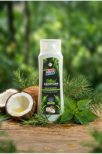 Nivoress Bitkisel Şampuan Biberiye Özlü Biotin Kompleks Helal Sertifikalı