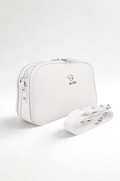 GALB LEATHER Just Polo Women's - 5 Compartments Adjustable Shoulder Bag Messe...