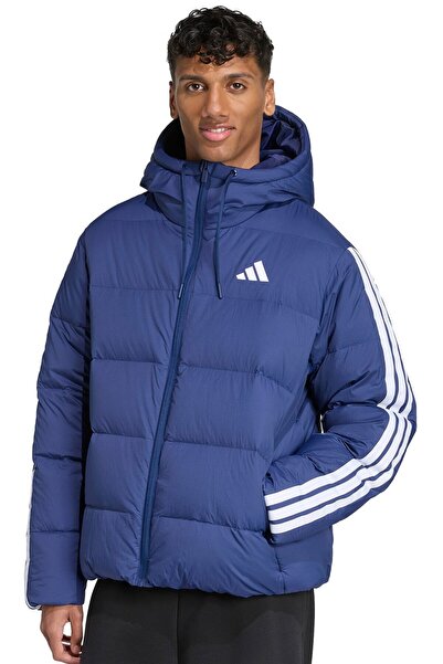adidas Ess 3S P D Hd J Men's Casual Jacket Jx7799 Navy Blue