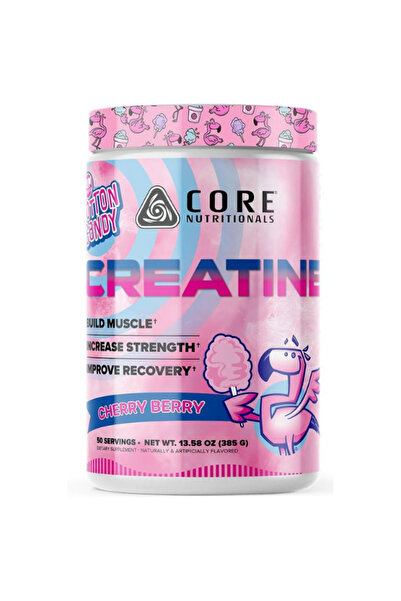 Core Nutritionals كرياتين أحادي الهيدرات، قوة وأداء، نكهة الكرز والتوت - 50 حصة