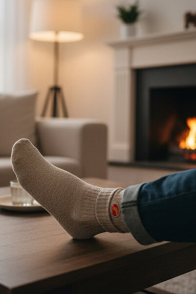 mrmpro Șosete pentru bărbați Prosop termic de iarnă păstrează căldura până la...