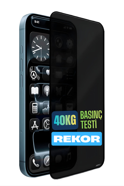 Mohseven واقي شاشة زجاجي مقوى لهاتف آيفون 17 بطلاء الياقوت، اختبار الصدمات 40 كجم، غراء ثلاثي الأبعاد للخصوصية