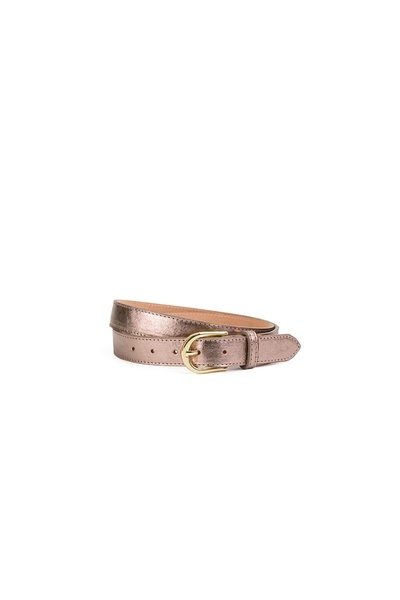Posete Fagaras Leather Belt - Copper, Length 105 cm, Width 3 cm, Genuine Leat...