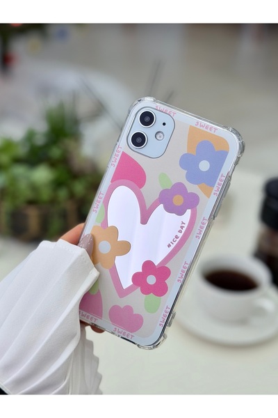 Go Aksesuar Iphone 11 Uyumlu Aynalı Darbe Önleyici Kılıf