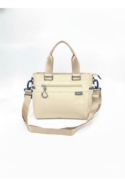 Sanmorris Women's 4-Eye Patterned Parachute Fabric Adjustable Cross Strap Hand and Shoulder Bag