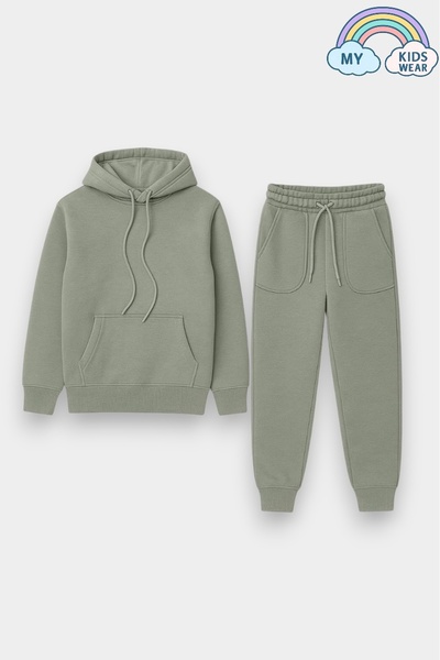 My Kids Wear Set raster cu glugă cu trei fire