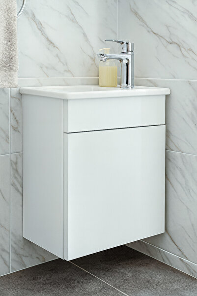 Madas Desıgn Banyo dolabı, banyo ve tuvalet dolabı, banyo mini köşe lavabo, b...