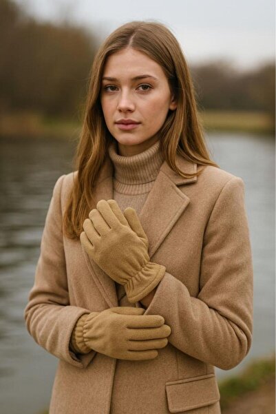 SINGLE SWORD Bej Polar Eldiven