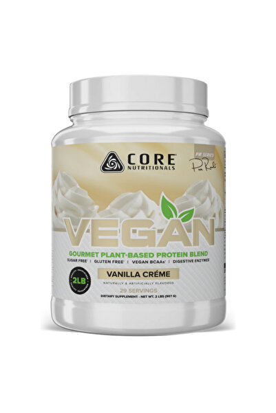 Core Nutritionals بروتين نباتي، تعافي نباتي وتغذية يومية، كريمة الفانيليا - 2...