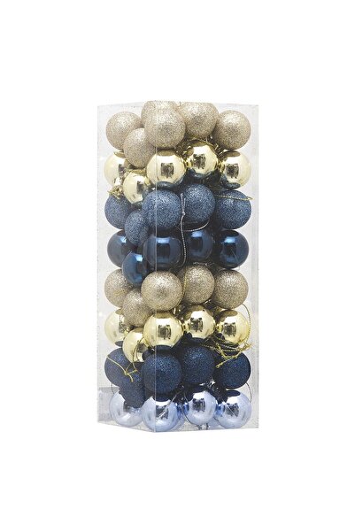 Generic Brand 72-Piece 3 cm Christmas Balls - Mixed