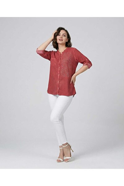 butik utopia BÜYÜK BEDEN PAMUKLU OTANTİK GÖMLEK