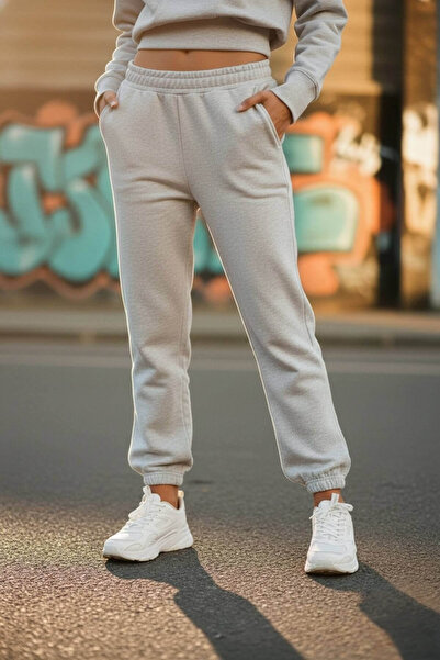 SPORTEMPT Γυναικείο παντελόνι Jogger – Signature B με τύπωμα 100% βαμβάκι με ...