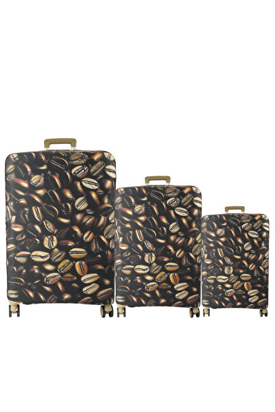 MY SARACİYE (My # 149 Core Coffee) Case Set for Suitcases (Cabin, Medium and Large)
