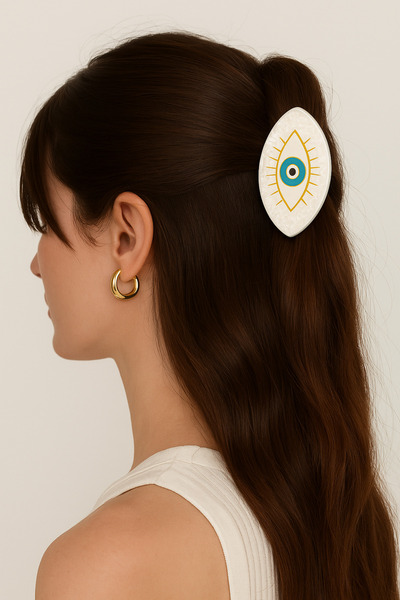 Katia&Bony Cataramă cu mărgele de ochi rău verde