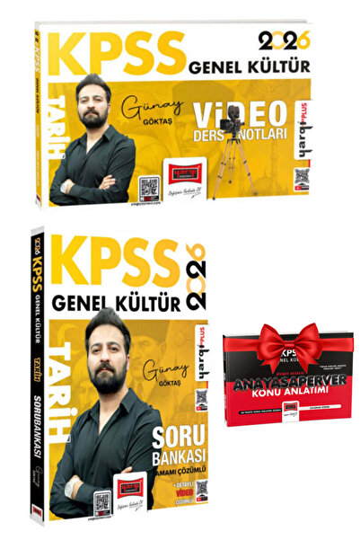 Yargı Yayınları Günay Göktaş | 2026 KPSS Genel Kültür Tarih Video Ders Notlar...