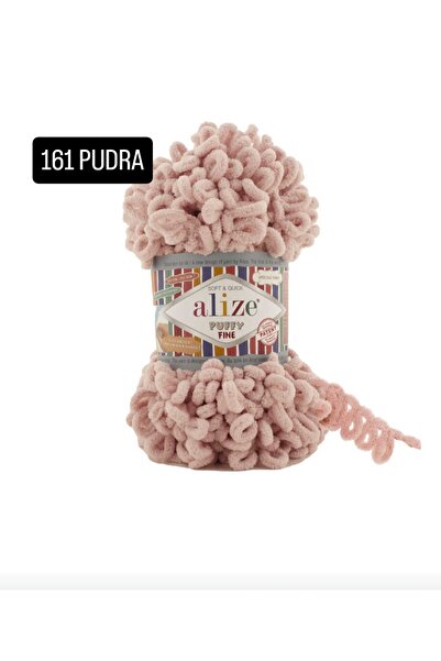 Alize Puffy Fine Hand Knitting Yarn (1 Piece with Small Loop)