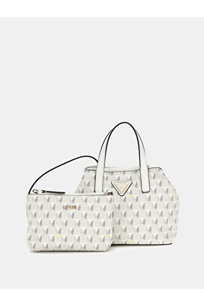 Guess G Wave geometric-print mini handbag