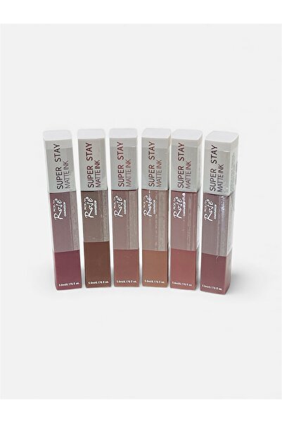 Rose Mate Lipgloss Likit Ruj 6'Lı