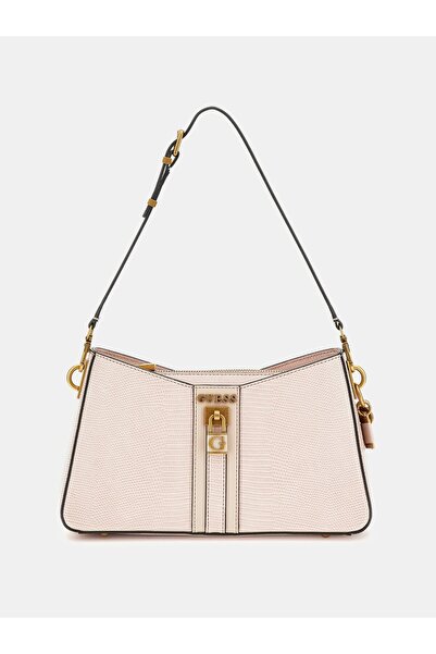 Guess Ginevra python-print shoulder bag