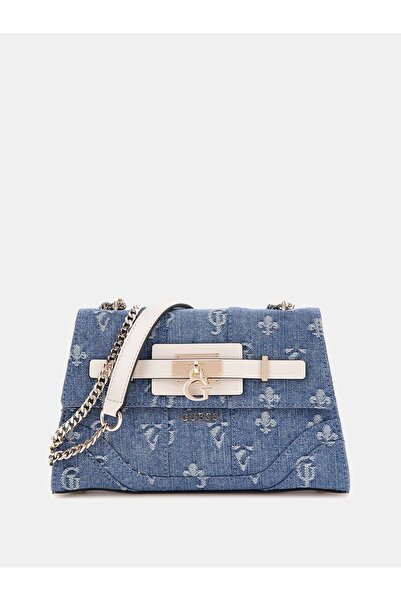Guess Greyson Denim Crossbody Bag
