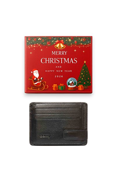 DAMY Шкіряний гаманець 521 - Чорний