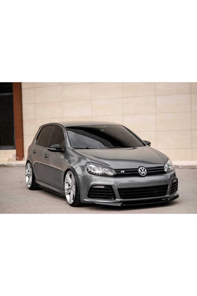 Genel Markalar Volkswagen Golf 6 2009 - 12 R Tampon Uyumlu Lip (3 Parça) Plas...