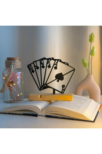 OEM Decoratiune "Chinta Roiala" cu baza din lemn , 14 cm, negru, imprimat 3D