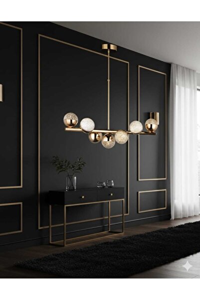 Genel Markalar BOHEM AYDINLATMA 7Lİ KIVRIK 3 RENK ( Sarı Beyaz Ve Gün Işığı ) LED AVİZE masa üstü avizesi