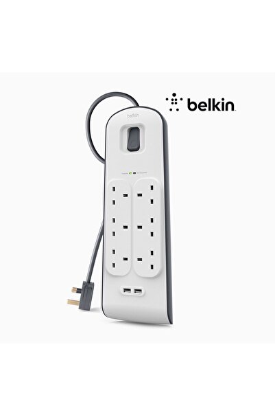 Belkin Belkin 6-Port Power Strip with 2 USB Ports