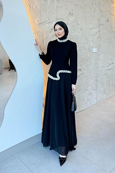 Şulemoda Giyim Gilgamesh Evening Dress Black