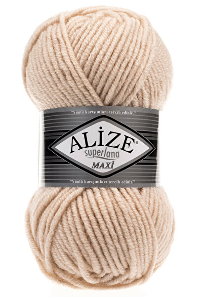 Alize Süperlana Maxi Kalın El Örgü Ipi 310 Bal