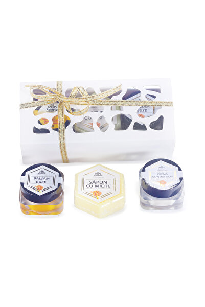 Apidava Cosmetic Line Api cosmetic gift (Balsam buze, mini săpun, cremă contur ochi)