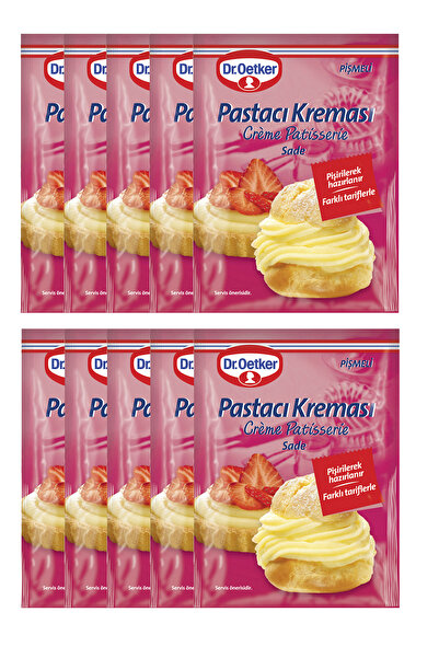 Dr. Oetker Pastacı Kreması Pişmeli Toz Karışım 156 G 10 * Adet