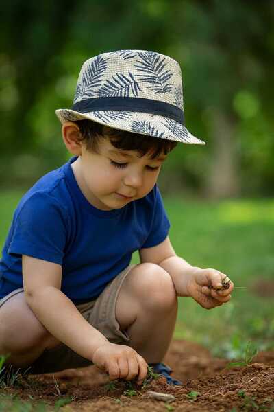 Prahar Printed Boy's Fedorah Hat