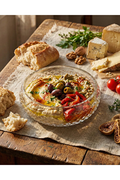 Paşabahçe Salata Kasesi  Sunumluk El işçiliği Ayaksız Kesme 22CM