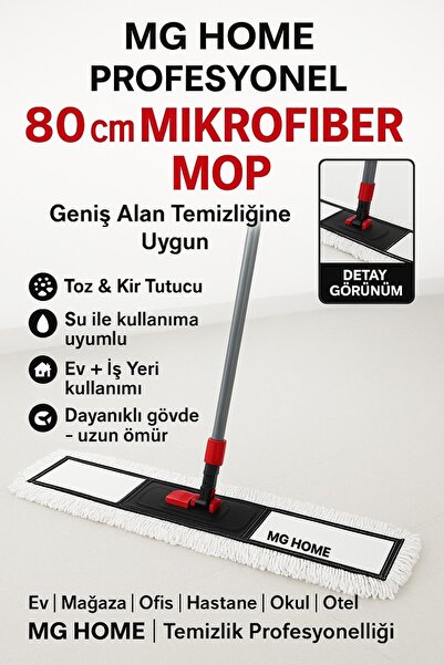 VENON ⚠️%100 PAMUK 1 Takım 80 CM Set Palet+Sopa+Mop Nemli Mop Nemli Kurulama ...