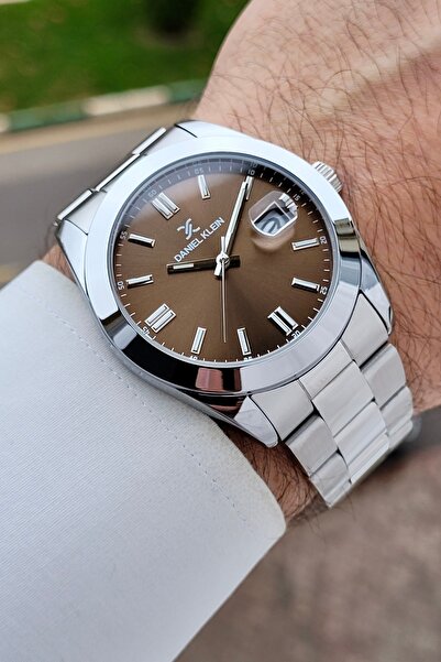 Daniel Klein Kadranı Kahverengi Kordonu Gri Renk Ayarlanabilir Kordonlu 5 ATM...