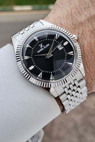 Daniel Klein Kadranı Siyah Kordonu Gri Renk Ayarlanabilir Kordonlu 41 mm Erke...