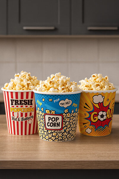 Funny Life علبة فشار (علبة ذرة، علبة رقائق) قطعة واحدة