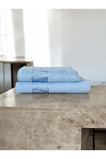 Nurpak Σετ πετσετών μπάνιου Bamboo - 1 πετσέτα προσώπου και 1 πετσέτα μπάνιου