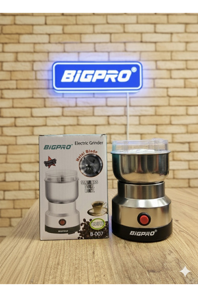 Bigpro Yeni Model 4+2 bıçaklı Paslanmaz Çelik Kahve baharat öğütücü