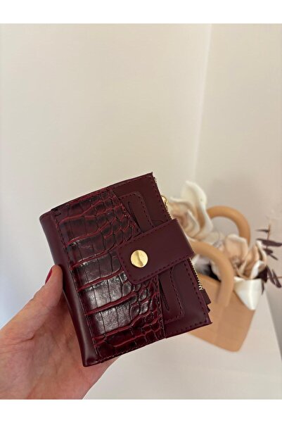 Laletto Kadın Ayrılabilir Kartlık Detaylı Suni Deri Cüzdan