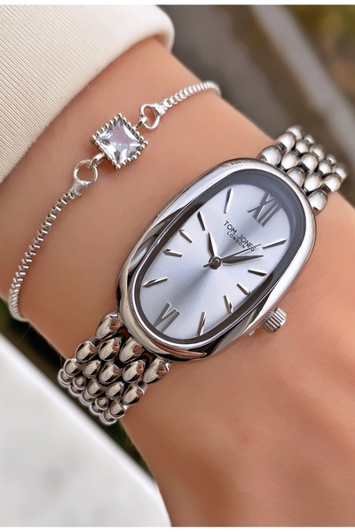 Tom Jones ساعة يد نسائية ماركة صفراء اللون ضمان لمدة عامين للموسم الجديد - هد...